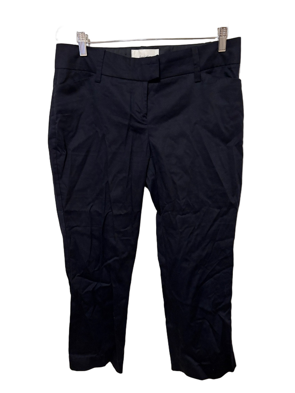 🎼Per Se Women's Navy Straight-Leg Pants size 10 GUC